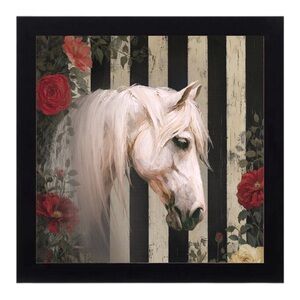 Shabby Chic Horse Wall Art